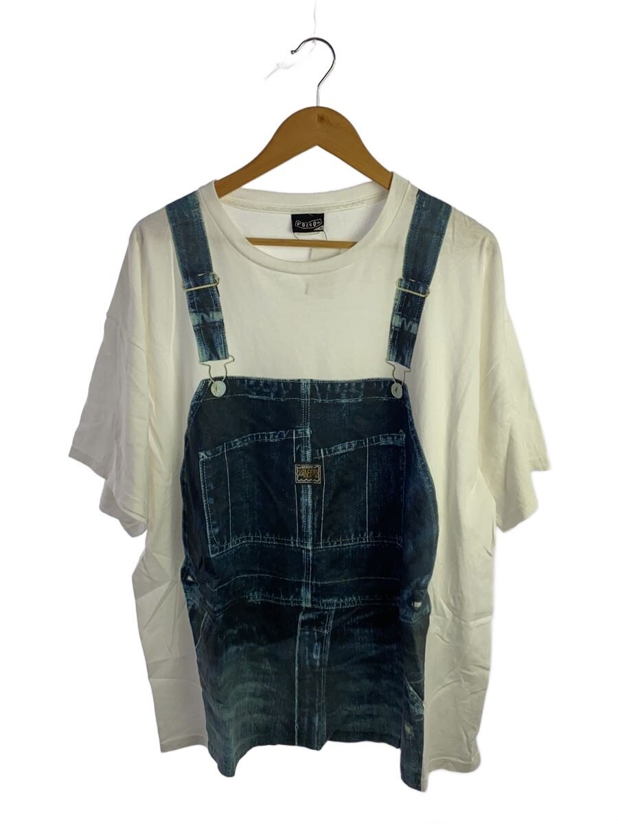 VOLCOM◆00s/VEE HAW TRADESHOWS/Overall Print/Tシャツ/XL/コットン/WHT