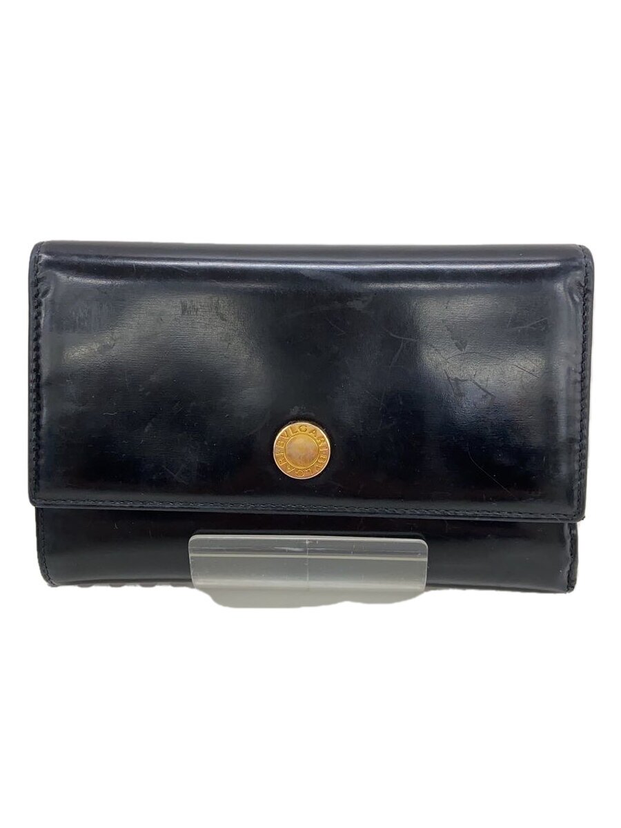 【中古】BVLGARI◆長財布/--/BLK/メンズ【服飾雑貨他】