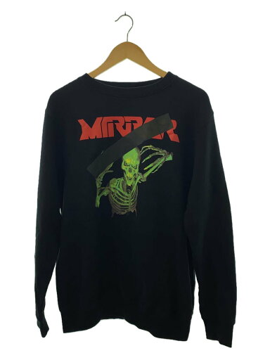 【中古】OFF-WHITE◆スウェット/S/コットン/BLK【メンズウェア】 【中古】OFF-WHITE◆スウェット/S/コットン/BLK【メンズウェア】