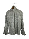 【中古】ENFOLD◆長袖シャツ/38/コットン/WHT/ストライプ/300FA633-2830【レディースウェア】