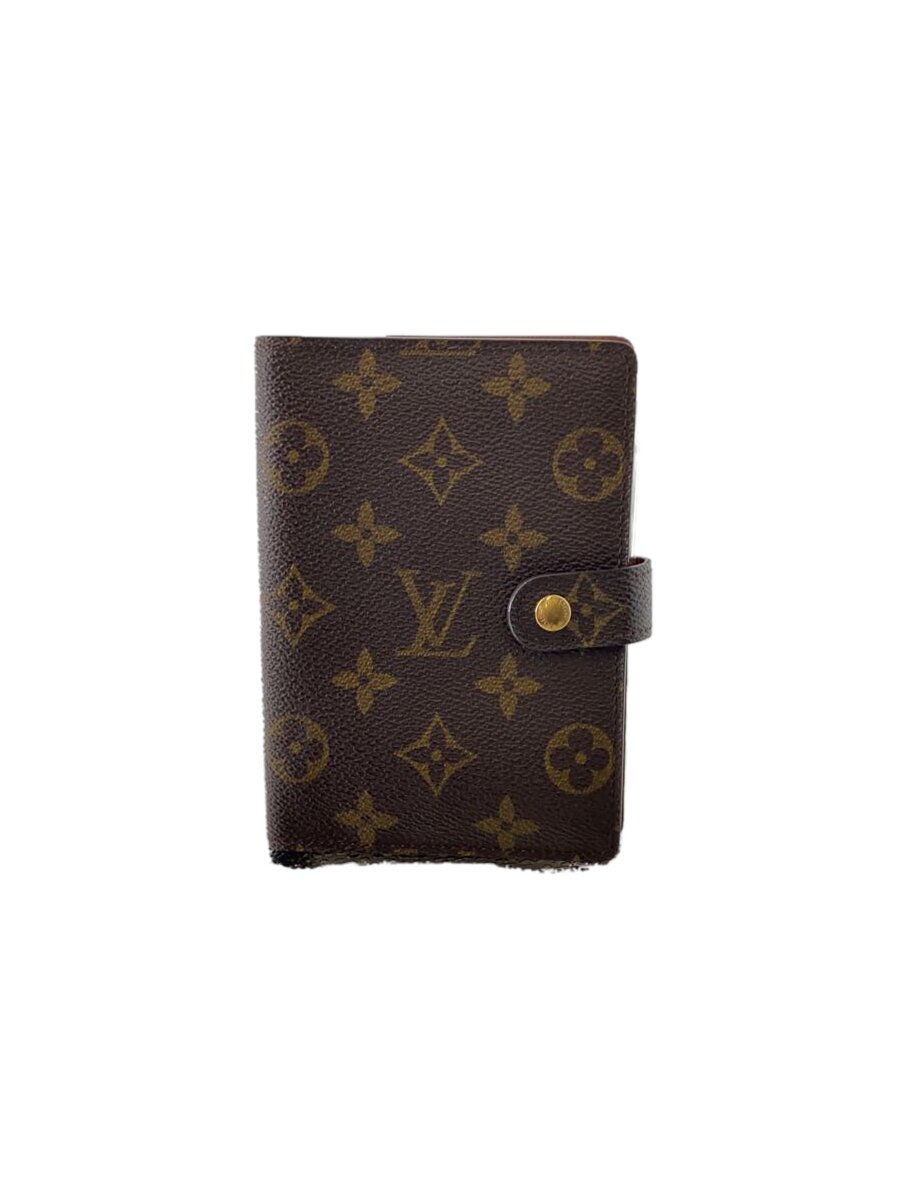 【ブランド】LOUIS VUITTON 【ブランドカナ】ルイヴィトン 【型番】R20005 【程度】B 【サイズ】 【メインカラー】ブラウン 【素材・生地】PVC（ビニール） 【キーワード】　　 2025/08/13 セカンドストリート浮之城店【1945】【中古】LOUIS VUITTON◆アジェンダPM_モノグラム_BRW/PVC/BRW ブランド LOUIS VUITTON 型番 R20005 カラー ブラウン 柄 モノグラム 素材・生地 PVC（ビニール）>色・素材について サイズ >サイズ表示について 実寸（cm） 【ウォレット】 縦：14.5 / 横：10 / 厚み：1.5 【その他】 その他サイズ：/ 商品は　セカンドストリート浮之城店の店頭にて販売しております。商品に関するお問合わせは、お電話(TEL:0985-60-1760)にて、問合わせ番号：2319453489637をお伝えください。 配送方法やお支払い方法に関するお問い合わせは、サポートセンターまでご連絡をお願いします。 ※お電話の対応は営業時間内のみとなります。お問い合わせフォームでお問い合わせの際はご注文番号をご記入下さい