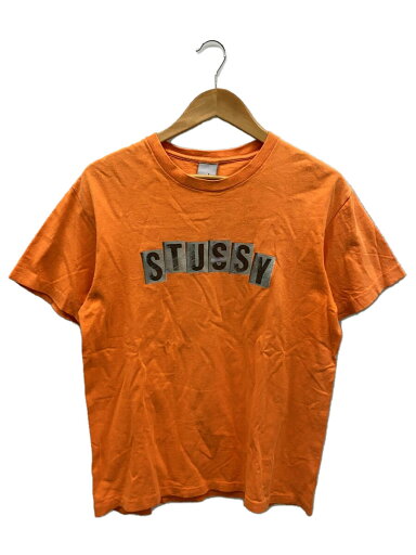 【中古】STUSSY◆Tシャツ/M/コットン/ORN【メンズウェア】 【中古】STUSSY◆Tシャツ/M/コットン/ORN【メンズウェア】