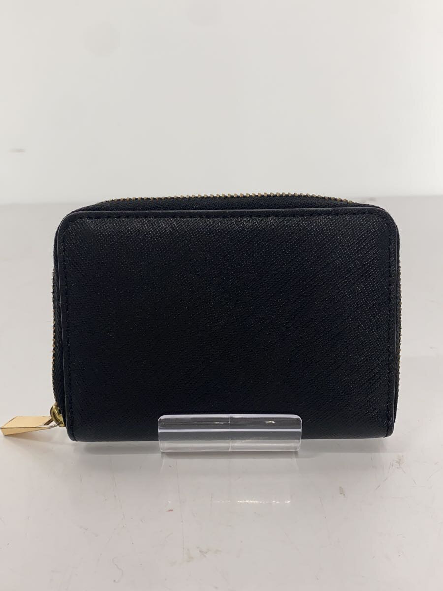 【中古】TORY BURCH◆コインケース/レザー/ブラック/黒/無地/レディース/ロゴ/財布/【服飾雑貨他】