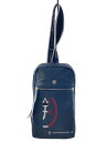 【中古】CASTELBAJAC◆カステルバジャック/032911/ウエストバッグ/レザー/NVY/日本製【バッグ】