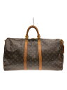 【中古】LOUIS VUITTON◆キーポル55_モノグラム・キャンバス_BRW/PVC/BRW【バッグ】