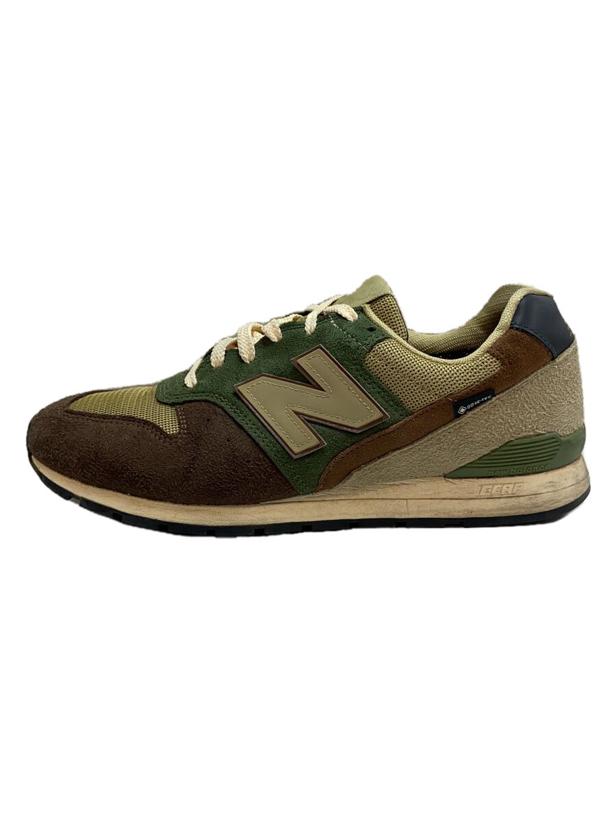 【中古】NEW BALANCE◆CM996/マルチカラー/27cm/KHK/スウェード【シューズ】