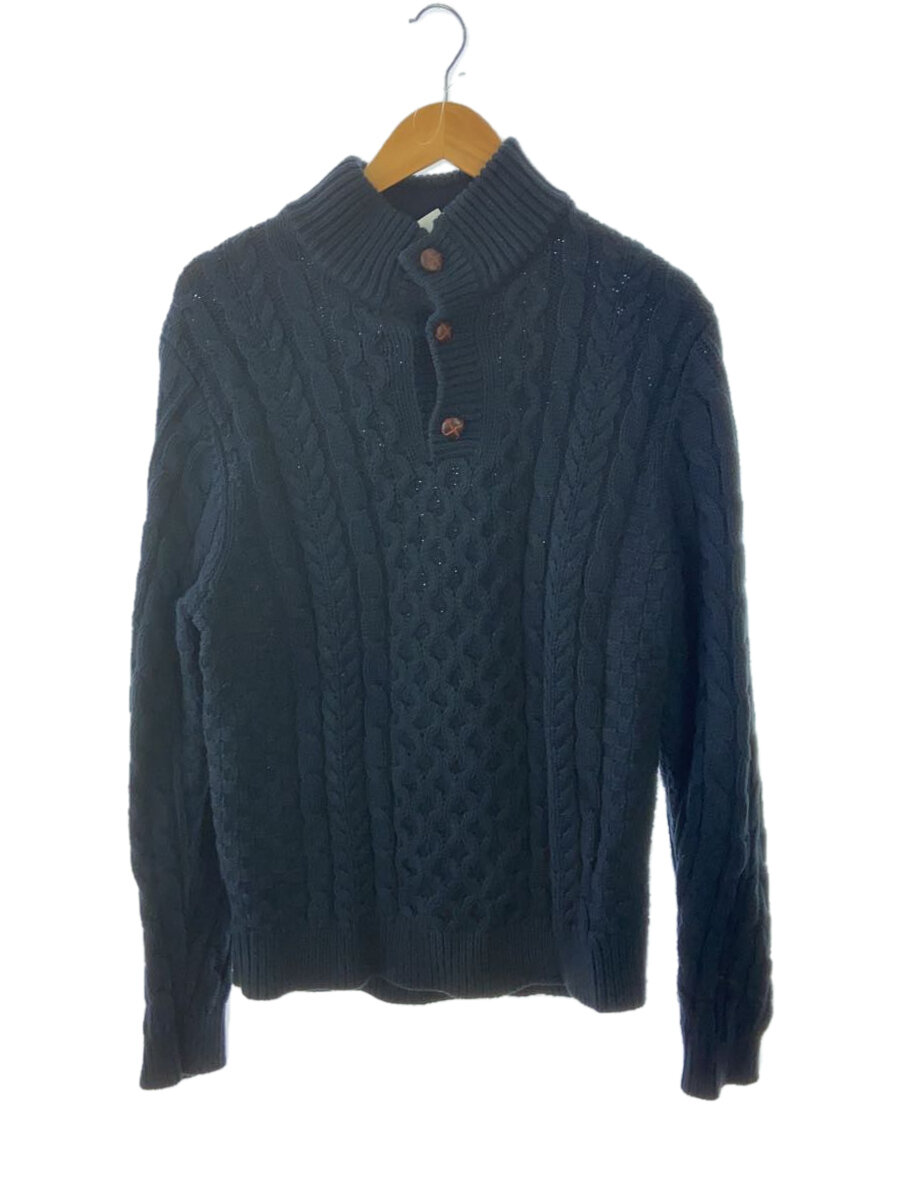 【中古】L.L.Bean◆ニット・セーター(厚手)/M/コットン/NVY/294045【メンズウェア】