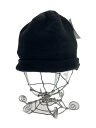 【中古】WACKO MARIA◆ニットキャップ/FREE/コットン/BLK/無地/メンズ【服飾雑貨他】
