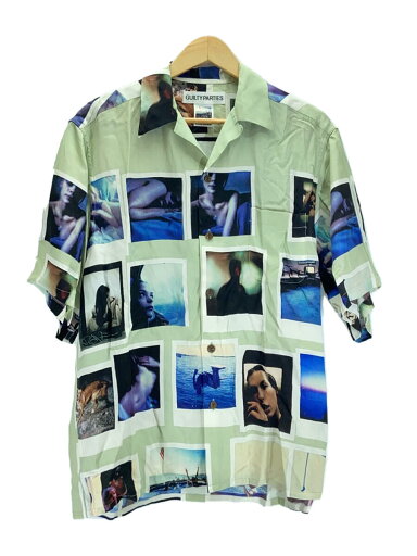 【中古】The Guilty Parties◆DAVIDE SORRENTI/S/S HAWAIIAN SHIR//M/レーヨン/GRN/総柄【メンズウェア】 【中古】The Guilty Parties◆DAVIDE SORRENTI/S/S HAWAIIAN SHIR//M/レーヨン/GRN/総柄【メンズウェア】