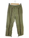 【中古】Pleasures◆×555 SOUL/Soul Nylon Active Pant/ボトム/M/ナイロン/GRN【メンズウェア】