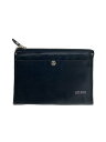 【中古】DOUBLES◆ブリーフケース/レザー/NVY/無地【バッグ】