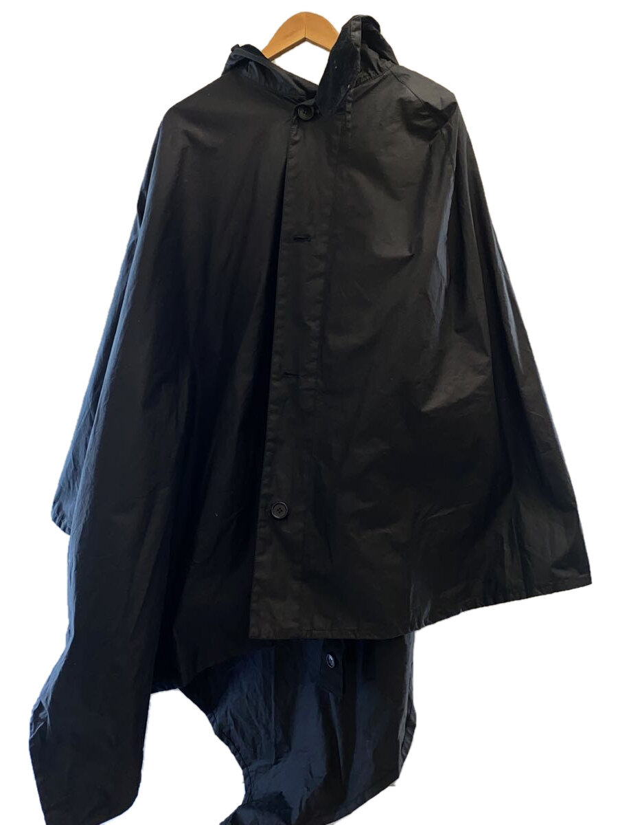 【中古】Barbour◆EG別注/WAX CAPE/コート/one/コットン/BLK/MWX1438BK11【メンズウェア】