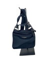【中古】PRADA◆ショルダーバッグ/ナイロン/NVY/無地【バッグ】