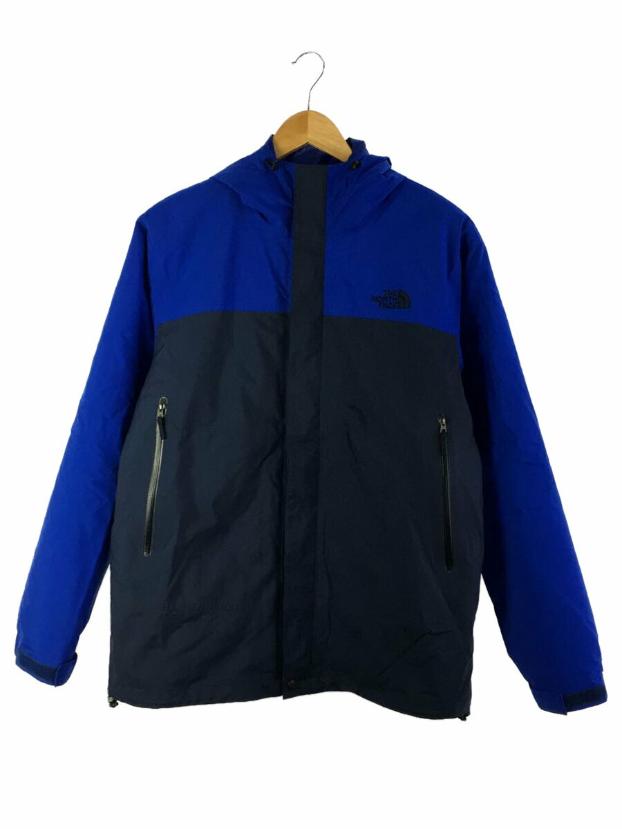 【中古】THE NORTH FACE◆CASSIUS TRICLIMATE JKT_カシウス トリクライメート ジャケット/L/ナイロン/BLU/無地//【メンズウェア】