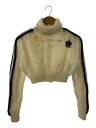 【中古】GUCCI◆22AW/サイドラインモヘアニット/ペチコート付/タートルネック/adidas/XS/WHT/713023【レディースウェア】