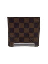 【中古】LOUIS VUITTON◆ポルト・フォイユ・マルコ_ダミエ・エベヌ_BRW/PVC/BRW/レディース【服飾雑貨他】(4)