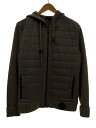 【中古】COACH◆ジップパーカー/S/ウール/GRY/無地/86137【メンズウェア】