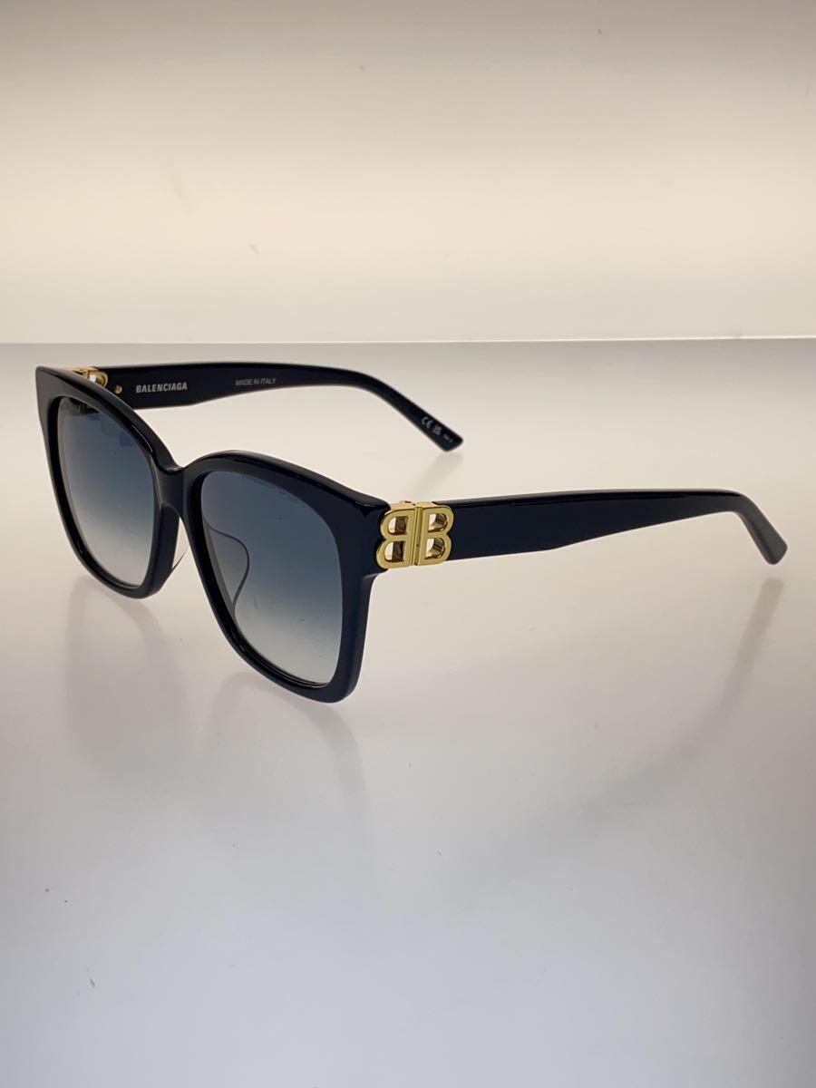 【中古】BALENCIAGA◆サングラス/ウェリントン/NVY/BLU/レディース/BB0102SA//【服飾雑貨他】