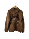 【中古】TMT◆ROUGH GAUGE COWICHAN CARDIGAN/L/ウール/BRW/TKN-F2302【メンズウェア】
