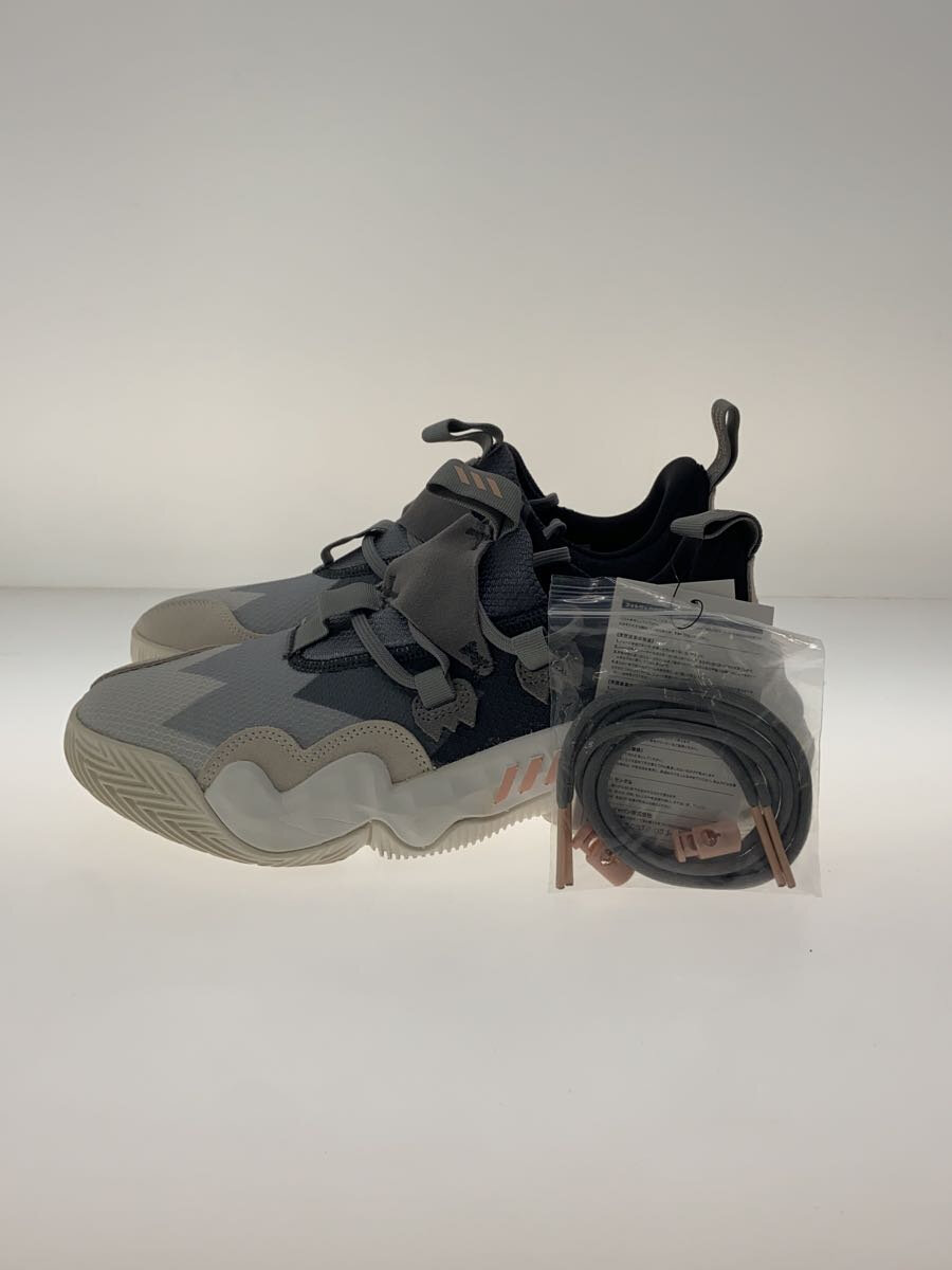 【中古】adidas◆TRAE YOUNG 1 /ローカットスニーカー/26.5cm/GRY/GY0302【シューズ】