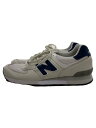 【中古】NEW BALANCE◆イングランド製/OU576LWG/ホワイト/US10/GRY【シューズ】