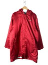 【中古】adidas◆スポーツウェアー/L/RED/ベンチコート【スポーツ】