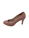 【中古】MIU MIU◆ヒールサンダル/37.5/PNK/エナメル【シューズ】