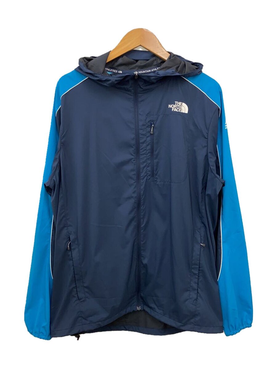 【中古】THE NORTH FACE◆ANYTIME WIND HOODIE_エニータイムウィンドフーディー/XXL/ポリエステル/NVY【メンズウェア】