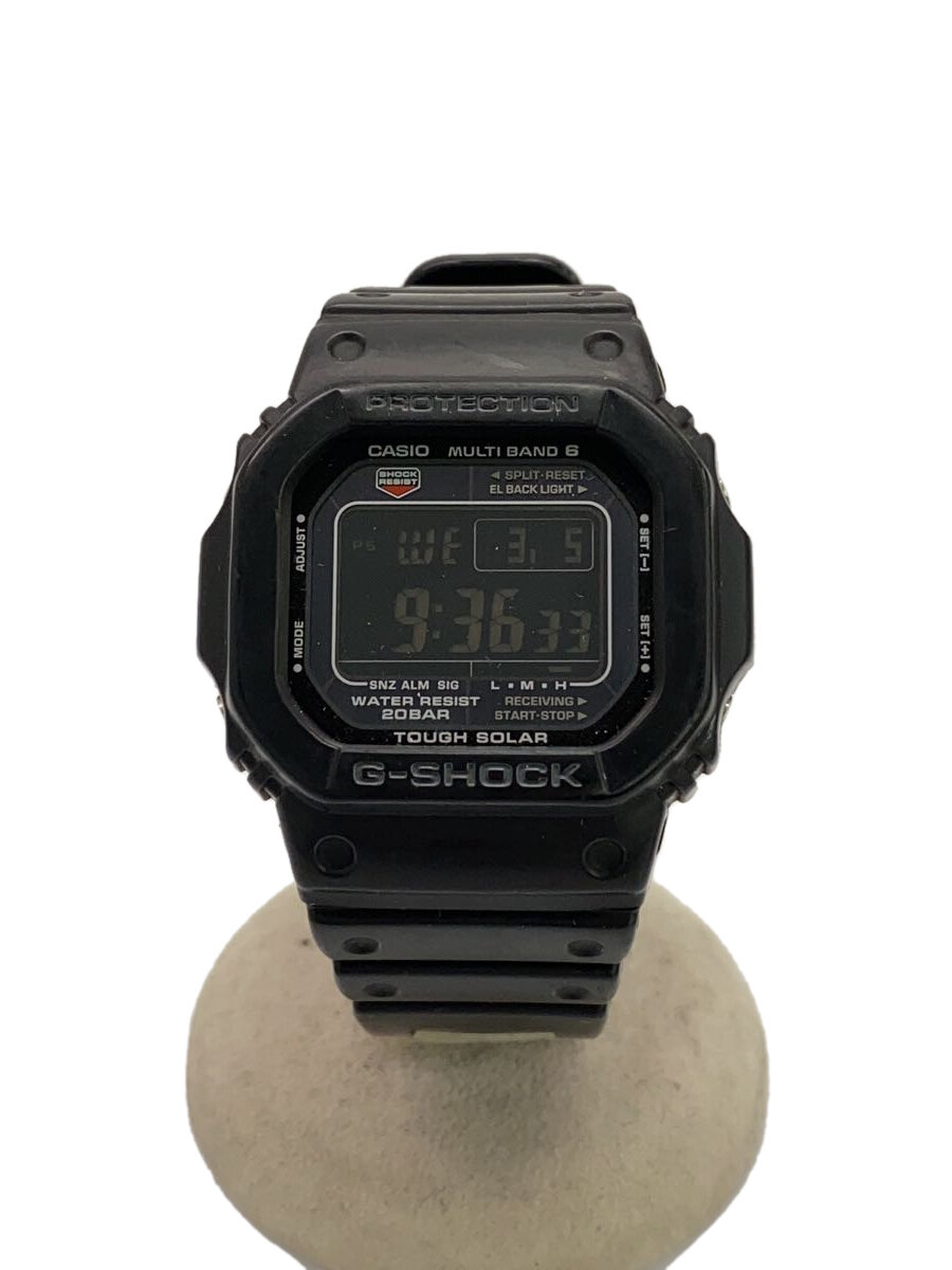 【中古】CASIO◆クォーツ腕時計・G-SHOCK/デジタル/ラバー/ブラック【服飾雑貨他】