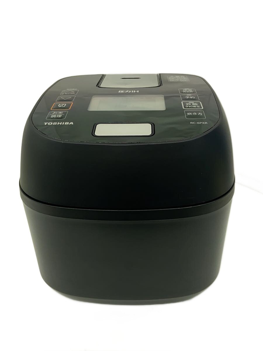 Rice Cookers - 【中古】TOSHIBA◆炊飯器 RC-6PXR(K)【家電・ビジュアル・オーディオ】