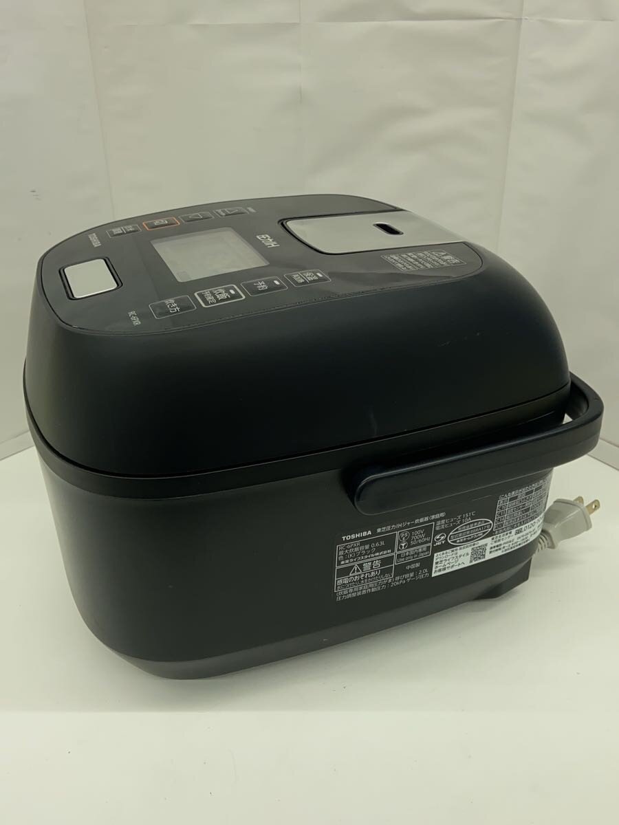 【中古】TOSHIBA◆炊飯器 RC-6PXR(K)【家電・ビジュアル・オーディオ】
