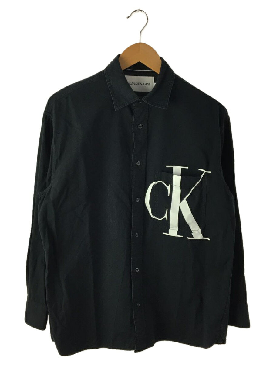 【中古】Calvin Klein◆長袖シャツ/S/コ