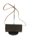 【中古】LOUIS VUITTON◆ポシェット・フロランティーヌ_モノグラム_BRW/PVC/BRW【バッグ】