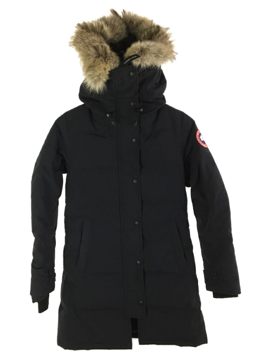 【中古】CANADA GOOSE◆ダウンジャケット/S/ポリエステル/NVY/2302JL【レディースウェア】