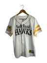 【中古】Majestic◆スポーツウェアー/L/WHT/JM08-WHT1-SBH-0066/Softbank HAWKS/MORI/38【スポーツ】