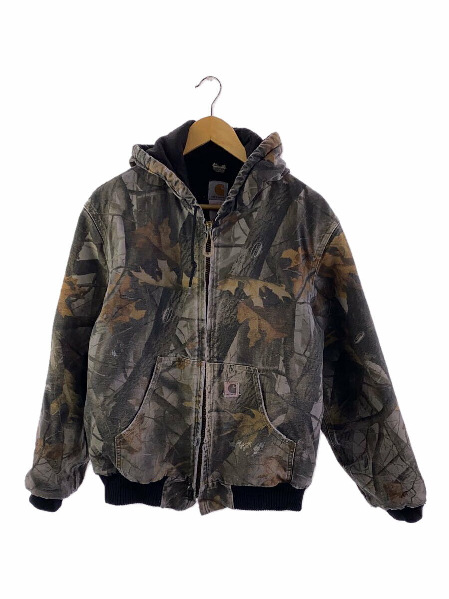 【中古】Carhartt◆ジャケット/S/コットン/KHK/カモフラ/J143 CMO//【メンズウェア】