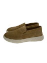 【中古】LOUIS VUITTON◆ローファー/US8/BEG/スウェード【シューズ】