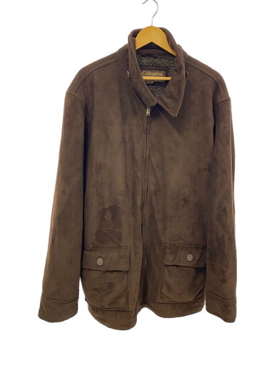 【中古】Columbia◆00s/ジャケット/XL/ポリエステル/フェイクスウェード/ブラウン/裏ボア/チンストラップ【メンズウェア】 【中古】Columbia◆00s/ジャケット/XL/ポリエステル/フェイクスウェード/ブラウン/裏ボア/チンストラップ【メンズウェア】