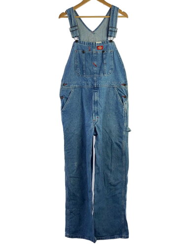 【中古】DICKIES◆オーバーオール/32/コットン/IDG【メンズウェア】 【中古】DICKIES◆オーバーオール/32/コットン/IDG【メンズウェア】