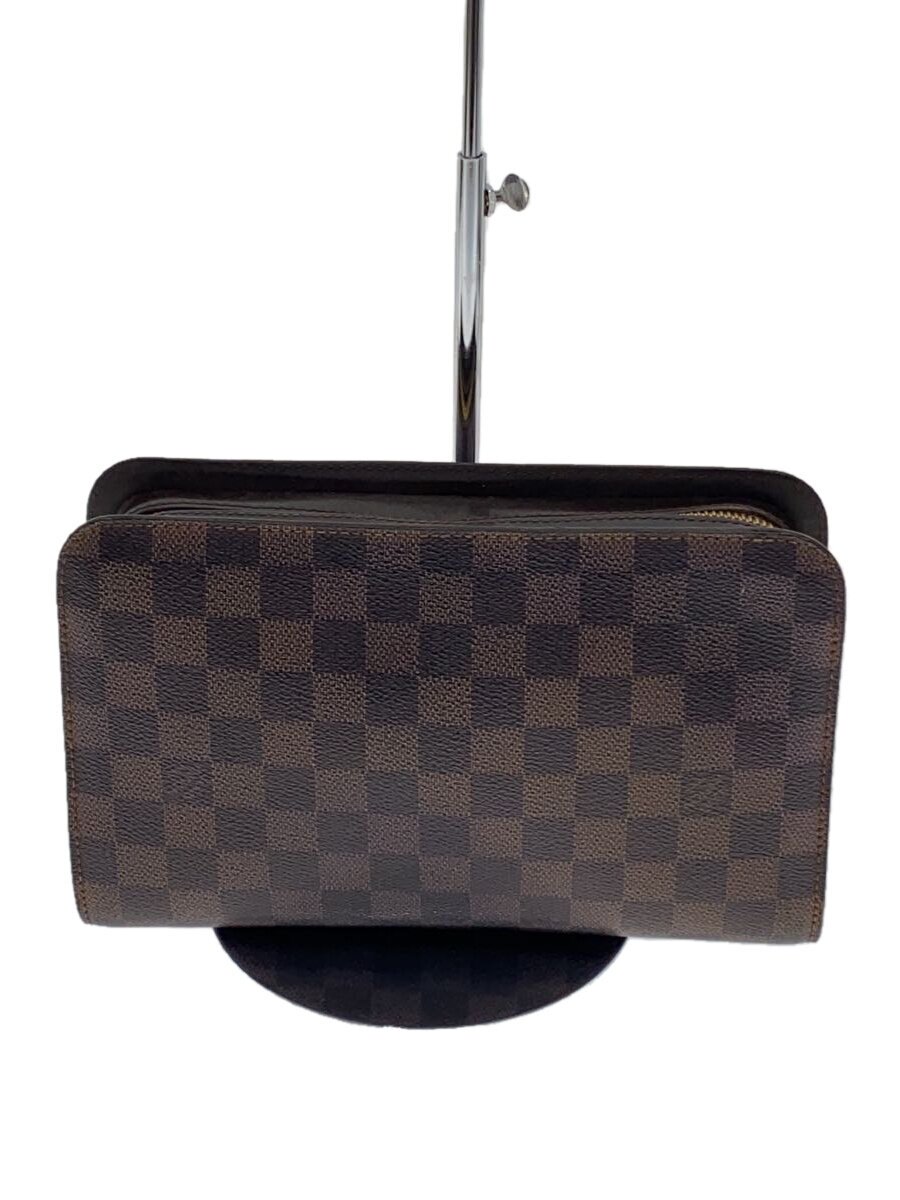 LOUIS VUITTON - 【中古】LOUIS VUITTON◆サンルイ_ダミエ・エベヌ_BRW/PVC/BRW【バッグ】