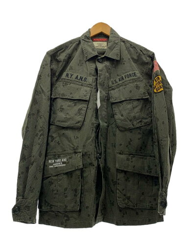【中古】AVIREX◆ミリタリージャケット/M/コットン/KHK/カモフラ/783-3252046【メンズウェア】 【中古】AVIREX◆ミリタリージャケット/M/コットン/KHK/カモフラ/783-3252046【メンズウェア】
