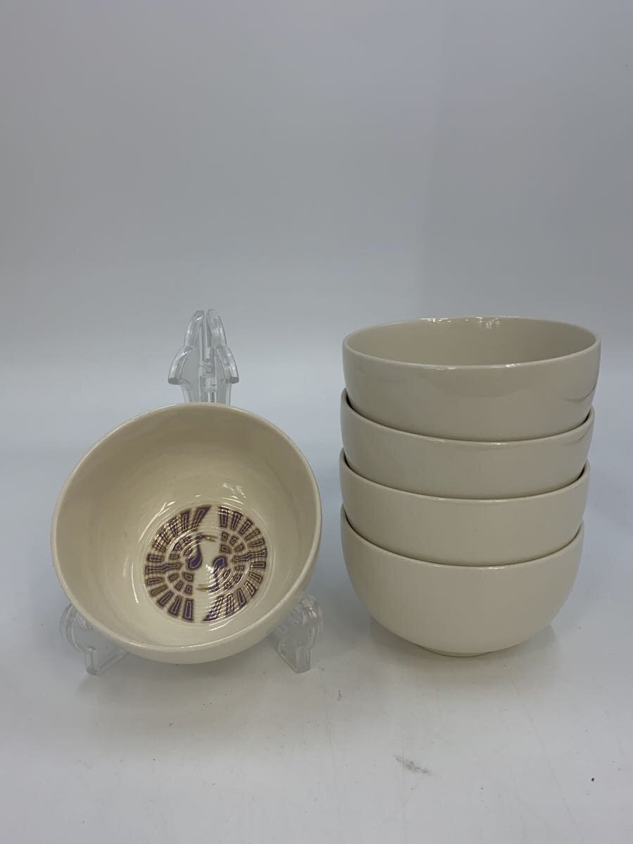 【中古】京ばん/湯呑/5点セット/WHT【キッチン用品】