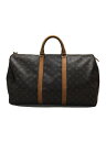 【中古】LOUIS VUITTON◆キーポル50_モノグラム_BRW/PVC/BRW【バッグ】