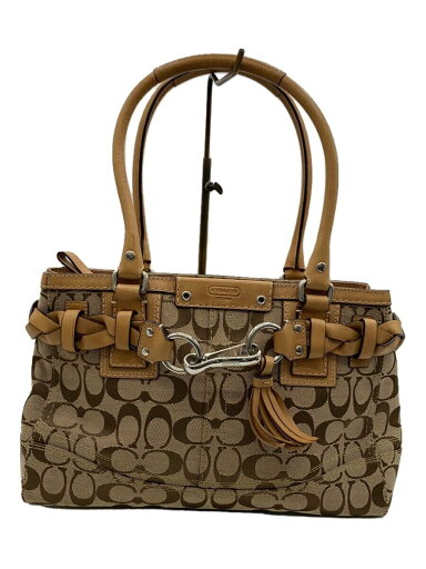 【中古】COACH◆ハンドバッグ/レザー/BRW//【バッグ】 【中古】COACH◆ハンドバッグ/レザー/BRW//【バッグ】