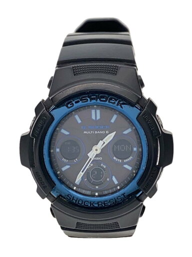 【中古】CASIO◆ソーラー腕時計・G-SHOCK/デジアナ/BLK【服飾雑貨他】 【中古】CASIO◆ソーラー腕時計・G-SHOCK/デジアナ/BLK【服飾雑貨他】