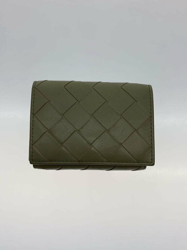 【中古】BOTTEGA VENETA◆ボッテガヴェネタ/イントレチャート/3つ折り財布/レザー/KHK/メンズ【服飾雑貨他】 【中古】BOTTEGA VENETA◆ボッテガヴェネタ/イントレチャート/3つ折り財布/レザー/KHK/メンズ【服飾雑貨他】