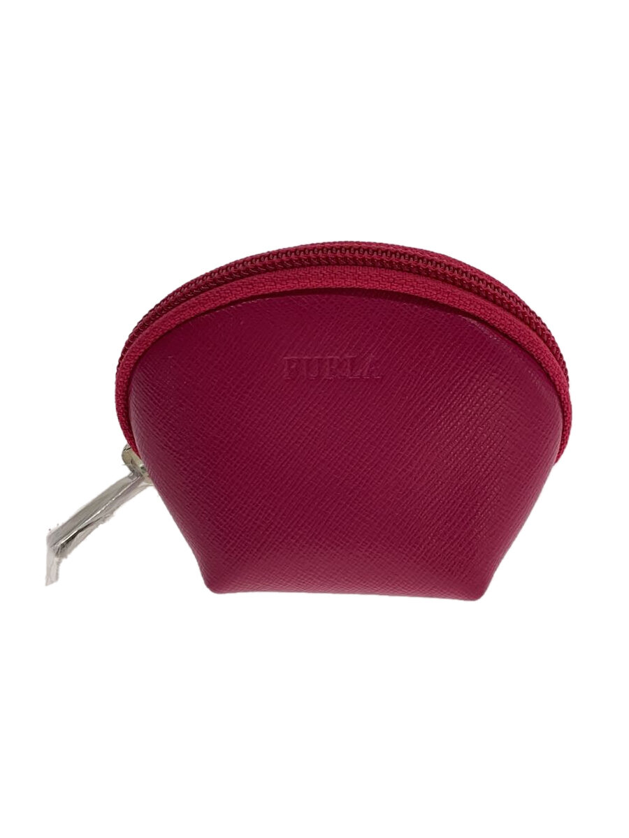 【中古】FURLA◆コインケース/レザー/PNK/レディース【服飾雑貨他】