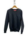 【中古】Supreme◆11aw/supreme argyle knit sweater/ニット・セーター(厚手)/S/ウール/BLK【メンズウェア】