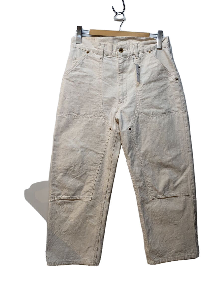 【中古】TROPHY CLOTHING◆1806 W KNEE STANDARD BROWNIE DUCK NATURAL/ダブルニー/32/コットン【メンズウェア】