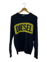 【中古】DIESEL◆ニット・セーター(薄手)/S/アクリル/BLK【メンズウェア】